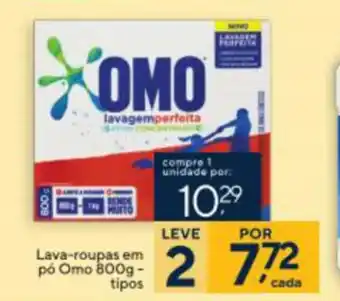 Coop Lava-roupas em po Omo 800g tipos oferta