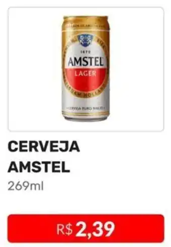 Higa Atacado Cerveja Amstel 269ml oferta