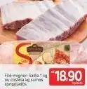 Extra Hiper File mignon Sadia 1kg costela 1kg suinos congelados oferta
