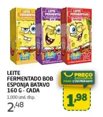 Cooper LEITE FERMENTADO BOB ESPONJA BATAVO 160 G oferta