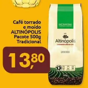 Supermercados Nori Café torrado e moído ALTINÓPOLIS Pacote 500g Tradicional oferta
