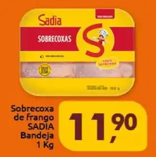 Supermercados Nori Sobrecoxa de frango SADIA Bandeja 1 Kg oferta
