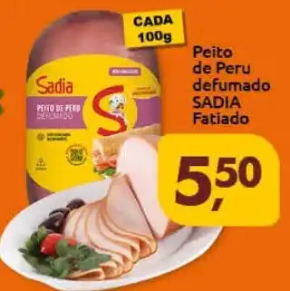 Supermercados Nori Peito de Peru defumado SADIA Fatiado oferta