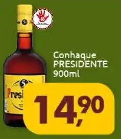 Conhaque PRESIDENTE 900ml