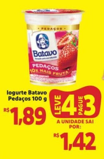 Extra Supermercado Iogurte Batavo Pedacos 100g oferta