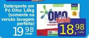 Rossi Supermercado Detergente em Pó Omo 1,6kg oferta