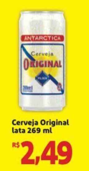 Extra Supermercado Cerveja Original lata 269ml oferta