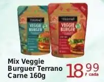 Mix Veggie Burguer Terrano Carne 160g