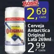 Rossi Supermercado Cerveja Antarctica Original Lata 269ml oferta