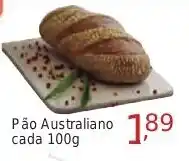 Rossi Supermercado Pão Australiano cada 100g oferta