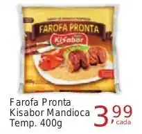 Rossi Supermercado Farofa Pronta Kisabor Mandioca Temp. 400g oferta