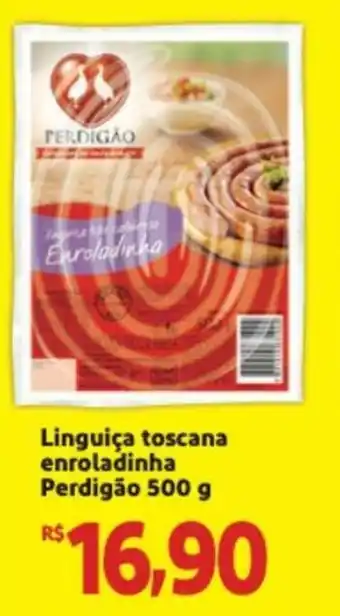 Extra Supermercado Linguica Toscana enroladinha Perdigao 500g oferta
