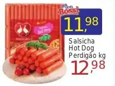 Rossi Supermercado Salsicha Hot Dog Perdigão kg oferta