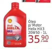 Rossi Supermercado Óleo p/ Motor Helix HX3 20W50 - 1L oferta