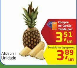 Tenda Atacado Abacaxi unidade oferta