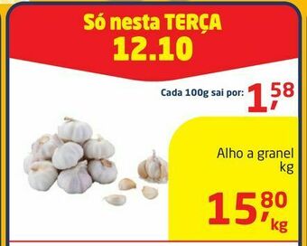 Tenda Atacado Alho a granel kg oferta