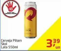 Tenda Atacado Cerveja pilsen skol lata 550ml oferta
