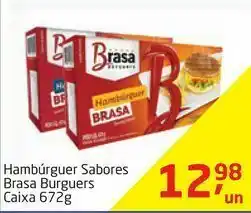 Hambúrguer brasa burguers 672g