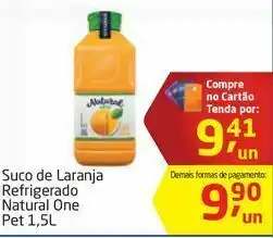 Tenda Atacado Suco de laranja refrigerado natural one 1,5l oferta