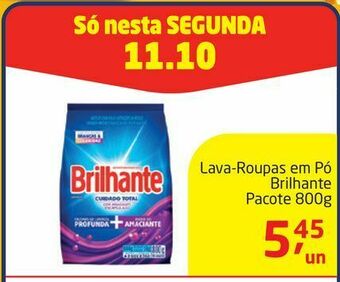 Tenda Atacado Lava-roupas em pó brilhante 800g oferta