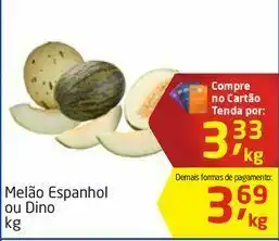 Melão espanhol ou dino kg