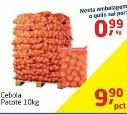 Tenda Atacado Cebola pacote 10kg oferta