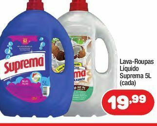 Costazul Supermercados Detergente líquido suprema 5 l oferta