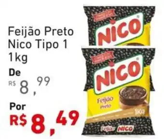 Feijão Preto Nico Tipo 1 1kg