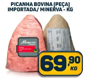 PICANHA BOVINA (PEÇA) IMPORTADA/ MINERVA - KG