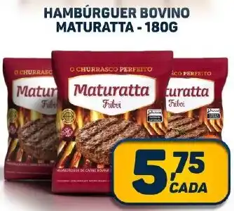 Dom Atacadista HAMBURGUER BOVINO MATURATTA - 180G oferta