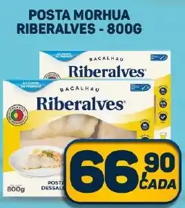 Dom Atacadista POSTA MORHUA RIBERALVES - 800G oferta