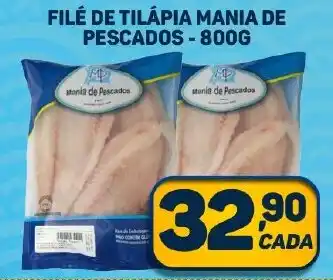 Dom Atacadista FILÉ DE TILAPIA MANIA DE PESCADOS-800G oferta