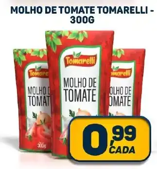 Dom Atacadista MOLHO DE TOMATE TOMARELLI - 300G oferta