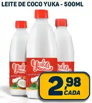 Dom Atacadista LEITE DE COCO YUKA-500ML oferta
