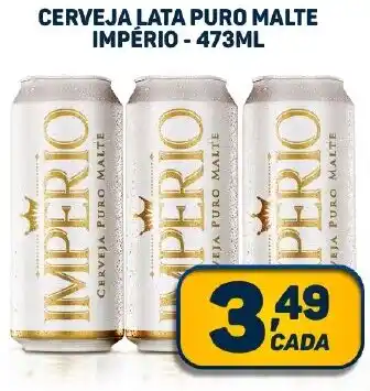 Dom Atacadista CERVEJA LATA PURO MALTE IMPÉRIO - 473ML oferta