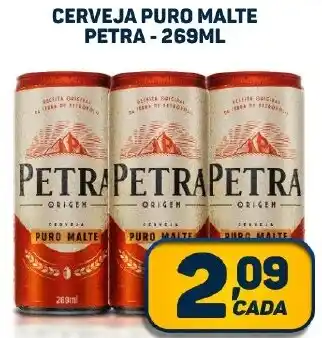 Dom Atacadista CERVEJA PURO MALTE PETRA-269ML oferta