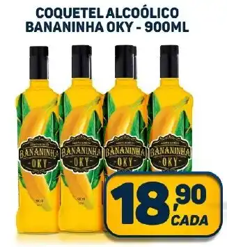 Dom Atacadista COQUETEL ALCOÓLICO BANANINHA OKY - 900ML oferta