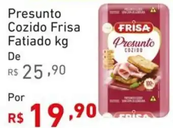 Extrabom Supermercados Presunto Cozido Frisa Fatiado kg oferta