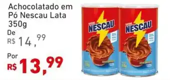 Extrabom Supermercados Achocolatado em Pó Nescau Lata 350g oferta