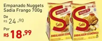 Empanado Nuggets Sadia Frango 700g