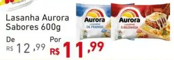Extrabom Supermercados Lasanha Aurora Sabores 600g oferta