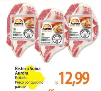 Atacadão Bisteca Suína Aurora Fatiada Preço por quilo no pacote oferta