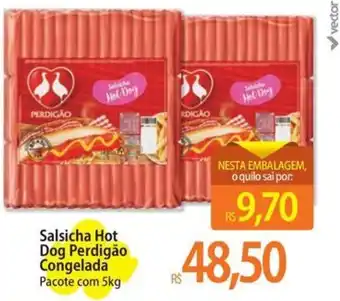 Atacadão Salsicha Hot Dog Perdigão Congelada Pacote com 5kg oferta