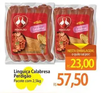 Atacadão Linguiça Calabresa Perdigão Pacote com 2,5kg oferta