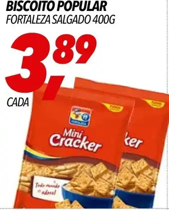 Frangolândia BISCOITO POPULAR FORTALEZA SALGADO 400G oferta