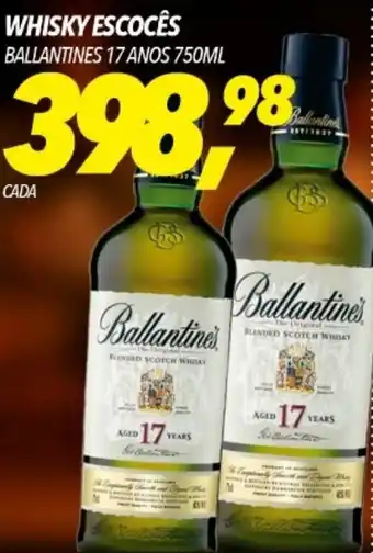 Frangolândia WHISKY ESCOCÊS BALLANTINES 17 ANOS 750ML oferta