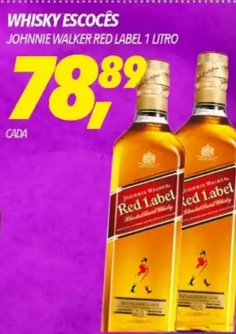 Frangolândia WHISKY ESCOCES JOHNNIE WALKER RED LABEL 1 LITRO oferta