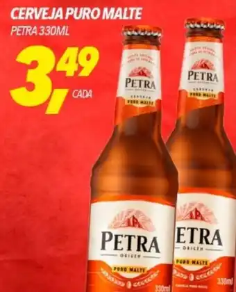 Frangolândia CERVEJA PURO MALTE PETRA 330ML oferta