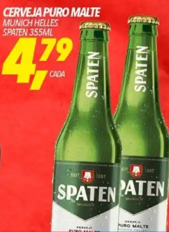 Frangolândia CERVEJA PURO MALTE MUNICH HELLES SPATEN 355ML oferta