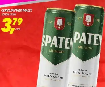 Frangolândia CERVEJA PURO MALTE SPATEN 350ML oferta